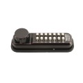 Lockey 2950 Keyless Mechanical Single Combination Hook Bolt Lock for Sliding Doors and Gates - Oil Rubbed Bronze