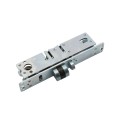 Lockey 2985 Keyless Double Combination Deadlocking Spring Latch Lock with Key Override for Sliding Doors - Satin Chrome Marine Grade