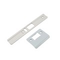 Lockey 2985 Keyless Double Combination Deadlocking Spring Latch Lock with Key Override for Sliding Doors - Satin Chrome Marine Grade