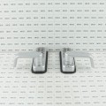 Lockey 2985 Keyless Double Combination Deadlocking Spring Latch Lock with Key Override for Sliding Doors - Satin Chrome Marine Grade