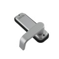 Lockey 2985 Keyless Deadlocking Spring Latch Lock with Key Override for Sliding Doors - Satin Chrome Marine Grade