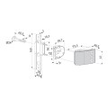 Push-set in aluminum with 2-1/2" blind follower