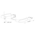 Polyamide handle pair with 1-13/16" follower
