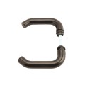 Locinox Black Anodized Aluminum Handle Pair for Insert Locks - 3006B-H