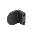 Locinox Handle Set with Rounded Corners in Anodized Aluminum Fixed/Rotating (RAL9005 Black) - 3006HOLD-PAD-9005 (Default)