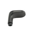 Locinox Handle Set with Rounded Corners in Anodized Aluminum Fixed/Rotating, High Version (RAL9005 Black) - 3006PAD-H-9005