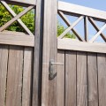 Aluminum cover shields for insert locks - Silver (2 pieces)