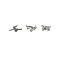 Locinox Aluminum Cover Shields for Insert Locks (Silver, 2-Piece Set) - 3020-HYB-ALU-SILV