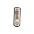 Lockey 3210 Keyless Single Combination Mechanical Deadbolt Lock for Doors and Gates - Satin Chrome Marine Grade