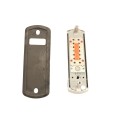 Lockey 3210 Keyless Single Combination Mechanical Deadbolt Lock for Doors and Gates - Satin Chrome Marine Grade