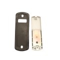 Lockey 3210 Keyless Single Combination Mechanical Deadbolt Lock for Doors and Gates - Satin Chrome Marine Grade