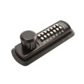 Lockey 3830 Mechanical Keyless Knob Deadbolt Lock with Adjustable Latch - Oil Rubbed Bronze