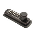 Lockey 3830 Mechanical Keyless Knob Deadbolt Lock with Adjustable Latch - Oil Rubbed Bronze