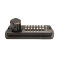 Lockey 3830 Mechanical Keyless Knob Deadbolt Lock with Adjustable Latch - Oil Rubbed Bronze