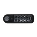 Lockey EC781 Series Digital Electronic Cabinet Lock For Wet or Chlorinated Areas (Black, Right-Handed Orientation) - EC781-B-R