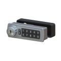 Lockey Gemini Electronic Keypad Combination Lock (Silver, Left-Handed Orientation) - GE370-GEMINI-S-L