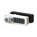 Lockey Gemini Electronic Keypad Combination Lock (White, Right-Handed Orientation) - GE370-GEMINI-W-R