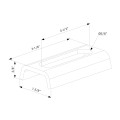 Gate claw Zinc plated