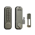 Lockey 2500 Series Mechanical Keyless Combination Hook Bolt Lock (Satin Nickel) - 2500-SN