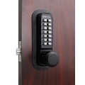Lockey 2830DC Series Mechanical Keyless Knob-Style Double Combination Lock With Passage Function (Jet Black, Double Combination) - 2830-JB-DC