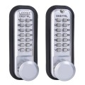 Lockey 2830DC Series Mechanical Keyless Knob-Style Double Combination Lock With Passage Function (Marine Grade, Double Combination) - 2830-MG-DC