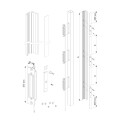 Set with N-LINE-B-MAG, 2x MAGUNIT & 3006PULL in RAL 9005
