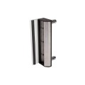 Adjustable keep out of stainless steel for Square profiles -  - Ral 9005