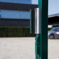 Adjustable keep out of stainless steel for Square profiles -  - Ral 7016