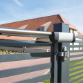 Hydraulic retrofit gate closer for wide gates up to 330 lbs