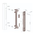 Stainless steel keeper for narrow gaps - Uncolored