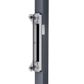 Stainless steel surface mounted keep for Fortylock, Fiftylock and Sixtylock - For Square profiles - For profiles 1-1/2" to 2-1/2" - Uncolored
