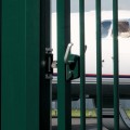 Sliding gate keep for square profiles with a min. width of 3"