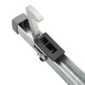 Gate hold-back catch hot-dip galvanized - For gate profiles with a max. width of 2"