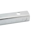Gate hold-back catch hot-dip galvanized - For gate profiles with a max. width of 2"
