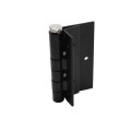 Nationwide 5" Self-Closing Aluminum Hinge for Gates - Black (Gate Hardware)