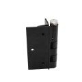 Nationwide 5" Self-Closing Aluminum Hinge for Gates - Black (Gate Hardware)