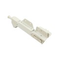 Nationwide AquaLatch 10" Magnetic Safety Gate Latch with SafeAlert for Pool Gates - Keyed Alike (White)