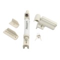 Nationwide AquaLatch 10" Magnetic Safety Gate Latch and Handle with SafeAlert for Pool Gates - Keyed Alike (White)