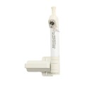 Nationwide AquaLatch 10" Magnetic Safety Gate Latch and Handle with SafeAlert for Pool Gates - Keyed Alike (White)