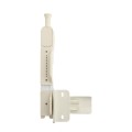 Nationwide AquaLatch 10" Magnetic Safety Gate Latch and Handle with SafeAlert for Pool Gates - Keyed Alike (White)