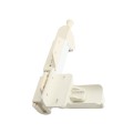 Nationwide AquaLatch 10" Magnetic Safety Gate Latch and Handle with SafeAlert for Pool Gates - Keyed Alike (White)