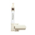 Nationwide AquaLatch 10" Magnetic Safety Gate Latch and Handle with SafeAlert for Pool Gates (White)