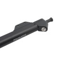 Nationwide AquaLatch 20" Magnetic Safety Gate Latch with SafeAlert for Pool Gates - Keyed Alike (Black)