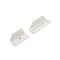 Nationwide AquaLatch 20" Magnetic Safety Gate Latch with SafeAlert for Pool Gates - Keyed Alike (White)