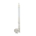 Nationwide AquaLatch 20" Magnetic Safety Gate Latch with SafeAlert for Pool Gates - Keyed Alike (White)