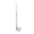 Nationwide AquaLatch 20" Magnetic Safety Gate Latch with SafeAlert for Pool Gates (White)