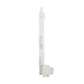 Nationwide AquaLatch 20" Magnetic Safety Gate Latch with SafeAlert for Pool Gates (White)