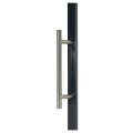 Locinox 17-3/4" Double Sided Fixed Stainless Steel Handle with 60&deg; Mounting Bracket - BAR-I-300-60-450-2