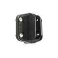 Nationwide Cornerstone 2 Self-Closing Fully Adjustable Nylon Hinge Pair For Gates with 4D Self-Drilling Stainless Steel Screws (Black)