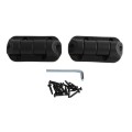 Nationwide Cornerstone 2 Self-Closing Nylon Hinge for Gates with 4D Self-Drilling Stainless Steel Screws (Black)